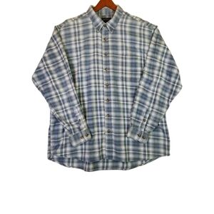 ❌️ §OLD ❌️ Vintage Cambridge Classics Plaid Flannel Shirt XXL Button Down Collar
